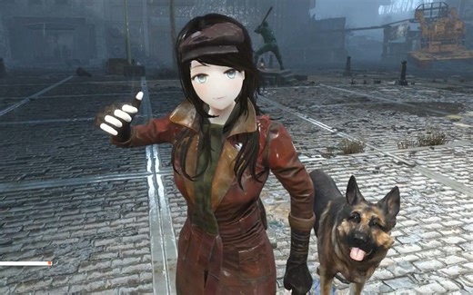 辐射4 AnimeRace Mod NPC派普 简单演示