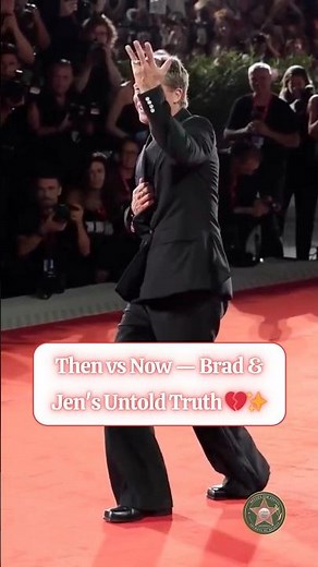 Then vs Now — Brad & Jen's Untold Truth 😍 #bradpitt #jenniferaniston