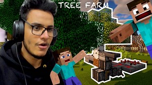 I Made an Automatic Tree Farm in Minecraft
