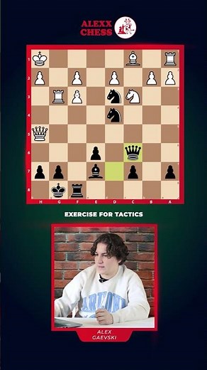 Chess tactics for beginners! Learning from examples #Chess with ALEXX CHESS GAEVSKI