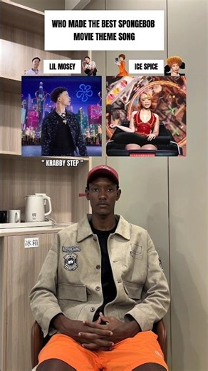 WHO MADE THE BEST SPONGEBOB THEME SONG: ICE SPICE X LIL MOSEY #shorts#viral#trending#music#spongebob