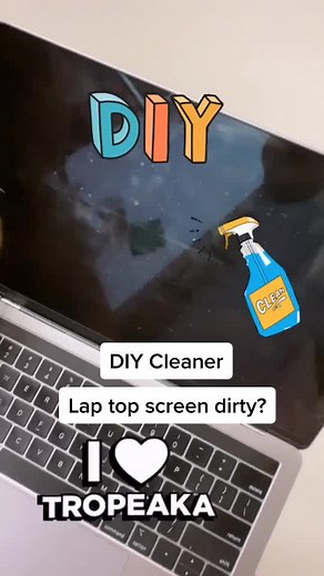 DIY screen cleaner 🦋 Comment 👇🏽 someone with a dirty screen 😋 #DIY #learnontiktok #YouGotIt #hack #hacks #education #cleaninghack