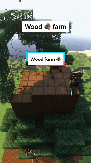 Building a Sustainable Wood Farm in Minecraft