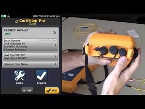 Single fiber testing with the CertiFiber® Pro: By Fluke Networks