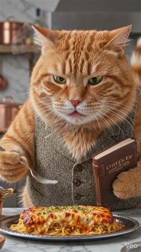 POV: You Hired a Tabby to Review Your Lasagna 🍝✨ #Shorts