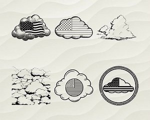 Clouds SVG PNG Bundle, Cloud Silhouette, Sky Weather Cricut Cut File, Cloud Vector Design, Clouds Stickers, Decals & Crafts, Sky Clipart Svg - Etsy
