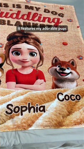 Cozy Blanket For Dog Lovers #giftideas #gifts #mothersday #doglovers