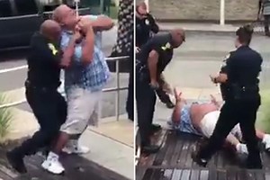 Cops repeatedly Taser ‘drunk’ man and beat him with baton in shocking arrest after he walked out without paying his £182 bar tab