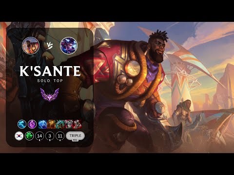K'Sante Top vs Vayne - KR Master Patch 14.7