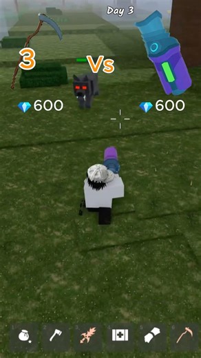 Scythe Vs cyborg laser cannon🔫 99 nights in the forest #99nightintheforest #99nights #roblox