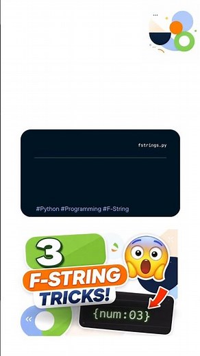 Python F-String Tricks You Need to Know 🐍 #shorts #python #youtubeshorts