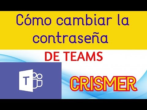 Cómo cambiar la contraseña de la cuenta de Microsoft Teams