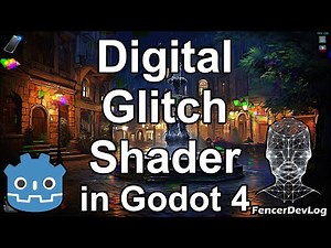 Godot 4: Digital glitch shader (tutorial)
