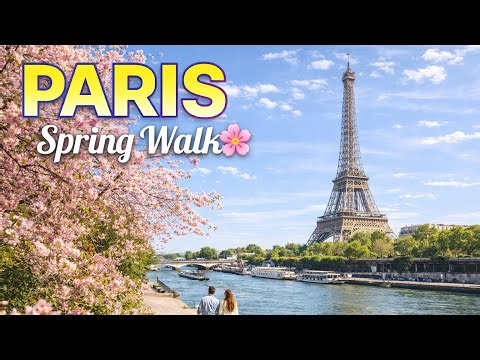 Walking in Paris Spring 🌸 | Eiffel Tower Spring Walk 4K10 April 2026