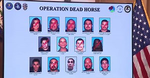 12 alleged 18th Street gang members arrested in LA on murder, drug charges