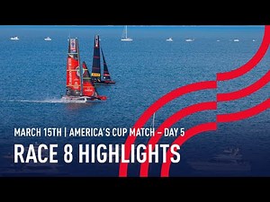 36th America's Cup Race 8 Highlights