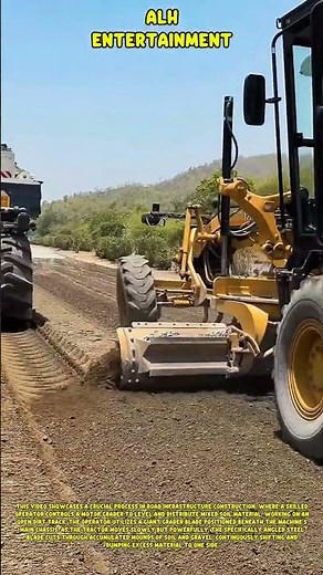 Road construction expertise: precision leveling of subgrade material using a motor grader