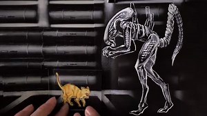 Ridley Scott's ALIEN Gets a Cool Flipbook Animated Tribute — GeekTyrant