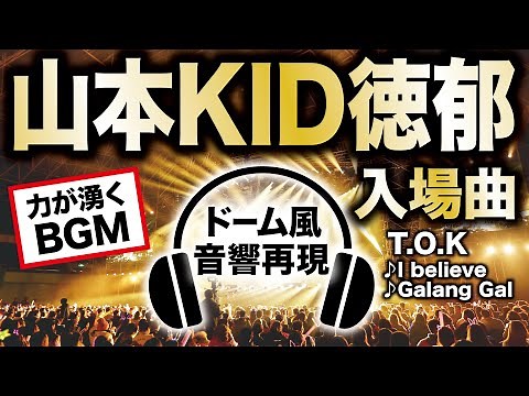 【ドーム音響再現】山本KID徳郁・入場曲【力が湧くBGM】