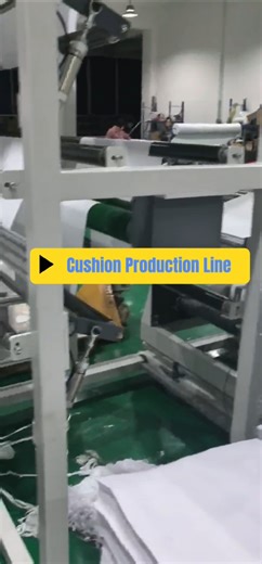 Automatic cushion sewing machine✨6,000 pieces in 10 hours. #cushion #pillow #sewingmachine