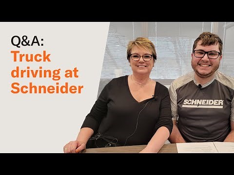 Truck driver Q&A with Schneider Recruiters [...] Truck driving at Schneider