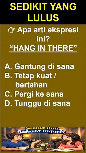 Tebak Bahasa Inggris Ini! 🇮🇩➡️🇬🇧 | English Quiz Challenge 6 #Shorts