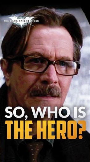 A Hero Can Be Anyone | Batman & Gordon Final Scene | The Dark Knight Rises #ChristopherNolan #Batman