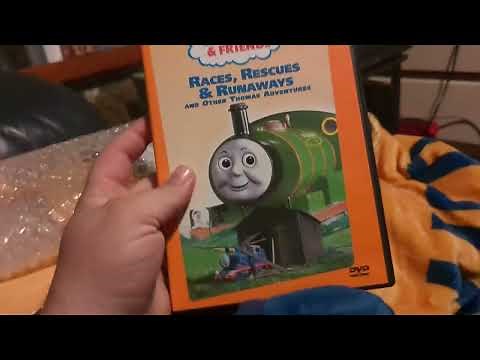 Unboxing "Races, Rescues, and Runaways" DVD "Thomas and Friends"