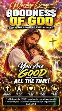 Goodness Of God Best Hillsong Worship Songs 2026 ✝️ Peaceful Christian Worship Playlist Morning Pr