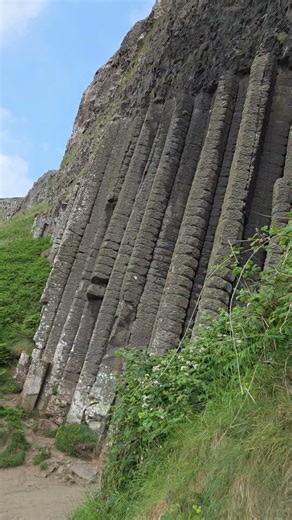 Basalt Organ Pipes at Giants Causeway #antrim #northernireland #nature #shorts #basalt