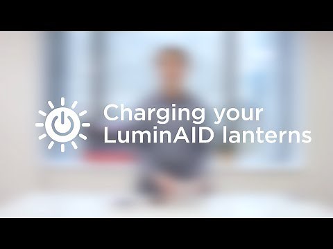 Charging Your LuminAID Solar Lantern