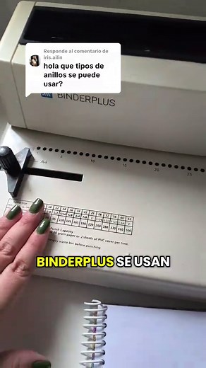 Encuadernación con Espirales: Respuesta a @iris.ailin