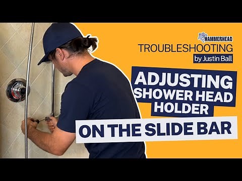 How to Adjust the Shower Head Holder on the Slide Bar