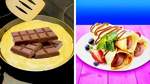 614K views · 401 reactions | 36 yummy hacks for real sweet tooth || amazing pancake art and sweet treat recipes!: | FoodGasmic | Facebook