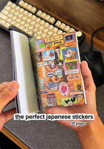 the cutest japanese stickers #sticker #art #stickerbook #diy