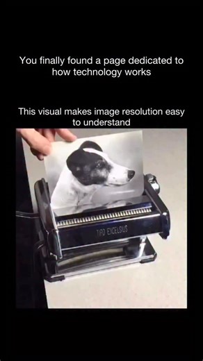 How Technology Works on Instagram: "Follow @howtechnologyworkss to learn how technology shapes our world, one post at a time A simple physical demonstration can explain a complex digital idea more clearly than any technical definition. By breaking a printed image into smaller sections it becomes obvious how the main shapes remain visible while fine textures slowly disappear. The subject is still recognizable even though detail is reduced. This mirrors what happens when computers downsample image