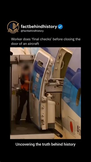 FactBehindHistory on Instagram: "Follow (us ) @fectbehindhistory to learn something New everyday 🧠💫 Ever heard ‘doors armed and crosscheck’ before takeoff? ✈️ Behind that one announcement is a full safety ritual: cabin crew arm the doors so emergency slides will fire instantly, double‑check each other’s work, then do a final walk‑through to be sure every belt is buckled and every bag is stowed before pushback. 🔁🛫” ��� #AviationFacts #FlightAttendantLife #DoorsArmedAndCrosscheck #AirplaneSafe