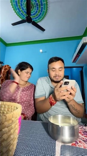 Husband Wife Funny Moment #mayankbhumi #shorts #husbandwife #funny