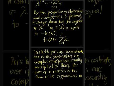LINEAR ALGEBRA: EIGENVALUES/EIGENVECTORS | SOLVED EXAM PROBLEMS || Jane Maciejewski