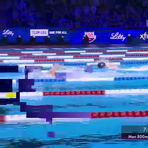 DOMINANCE from Bobby Finke as he punches his ticket to Paris to defend his Olympic 800m free title. 🇺🇸 #SwimTrials24 | NBC Olympics & Paralympics