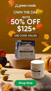  Leaf Stress Behind. Own the Day with 50% Off  | Green Roads | Facebook