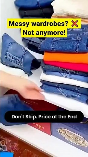 Declutter your home with the Double-Sided Zipper Storage Box - No More Messy Wardrobe✨