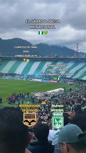 Atlético Nacional vs Internacional de Bogotá: Cuartos (Ida)