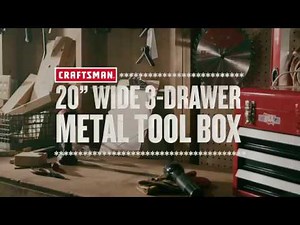 20-IN. Wide 3 Drawer Toolbox | Tool Overview