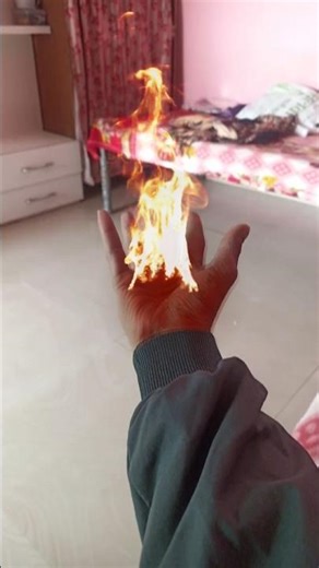 easy fire effect on hand #fire #effect #vn #editor