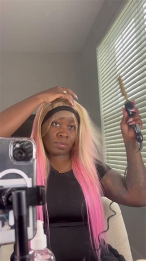 yeah idk how i feel about color but installed my first wig!!