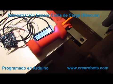 Celda de carga (Báscula) programada en arduino