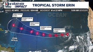 Tropical Storm Erin forms in Atlantic, forecasted to become first hurricane of 2025 season | What to know