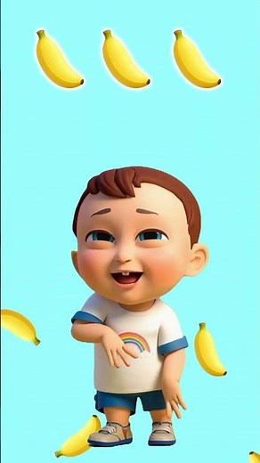 1 Bananas 2 Bananas #shorts #trending #kidssong #abclearningclub