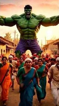 Herohulk vs red guards##💀😭😊😊😁💯 #angryhulk #hulk
